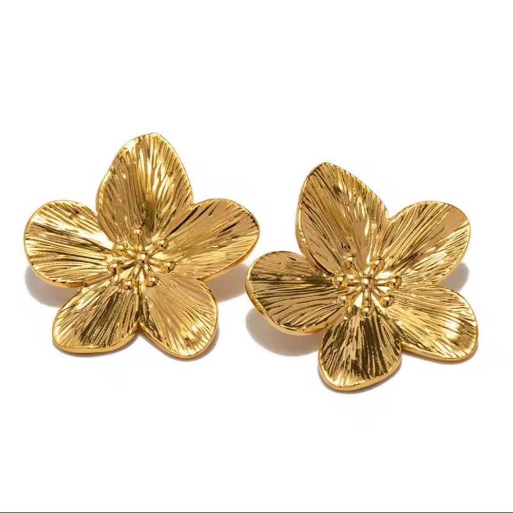 Waterproof Stainless Steel Butterfly Stud Earring - Picture 4 of 4